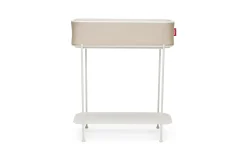 Adoreganizer Table d’appoint multifonctionnelle, beige, 65.5x29x76.5 cm