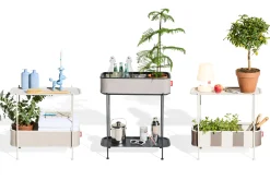 Adoreganizer Table d’appoint multifonctionnelle, marron, 65.5x29x76.5 cm
