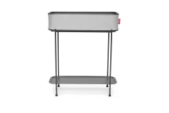 Adoreganizer Table d’appoint multifonctionnelle, gris, 65.5x29x76.5 cm