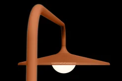 Archigrande Lampe sur pied d’extérieur, rouge, 180x84x233 cm