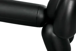 Attackle! Petit banc de jardin, black, 195x55x77.5 cm