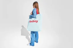 Baggy-Bag Sac en coton, bleu, 61x55 cm
