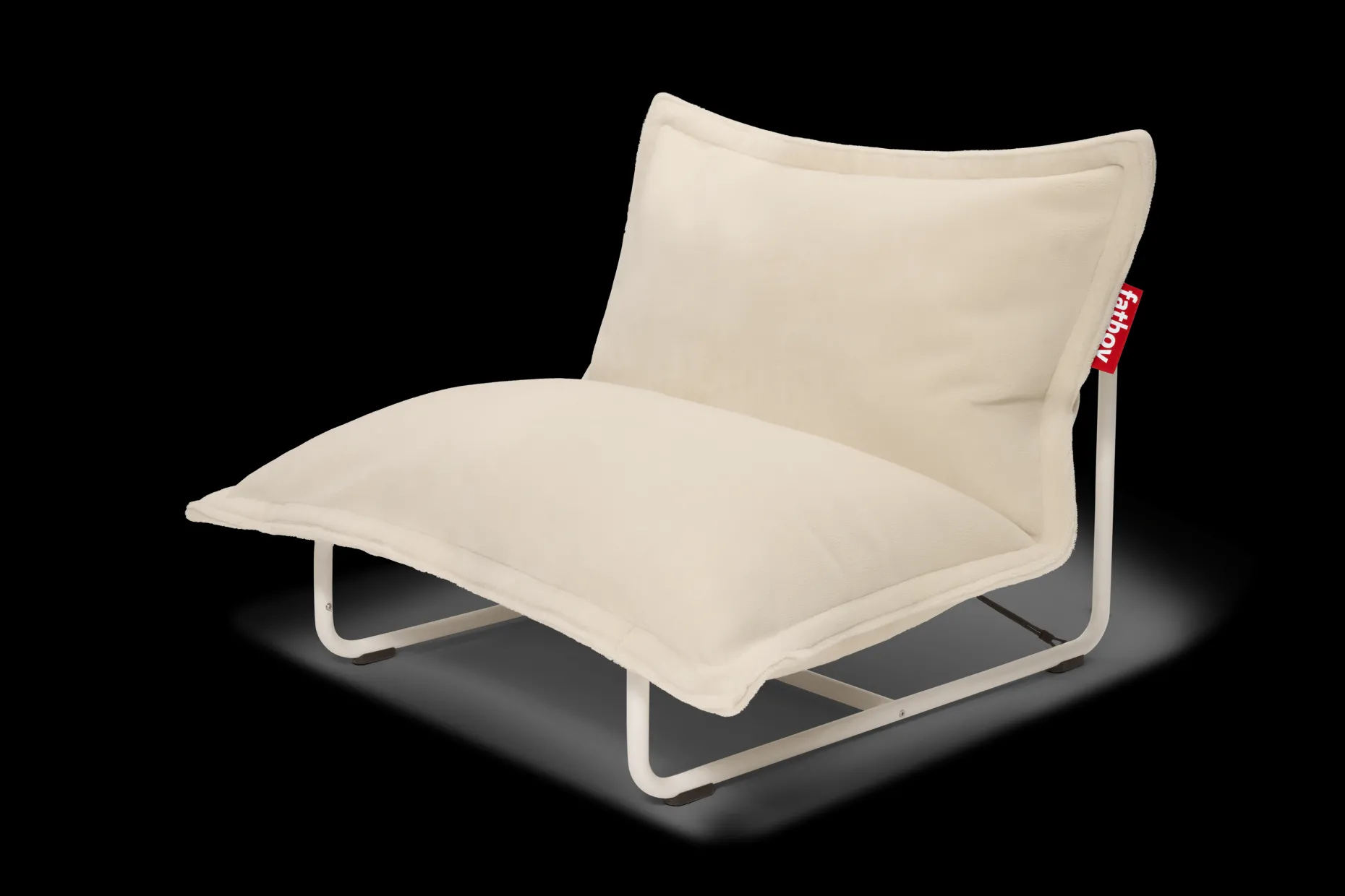 Beanbase Fauteuil poire, blanc,cm