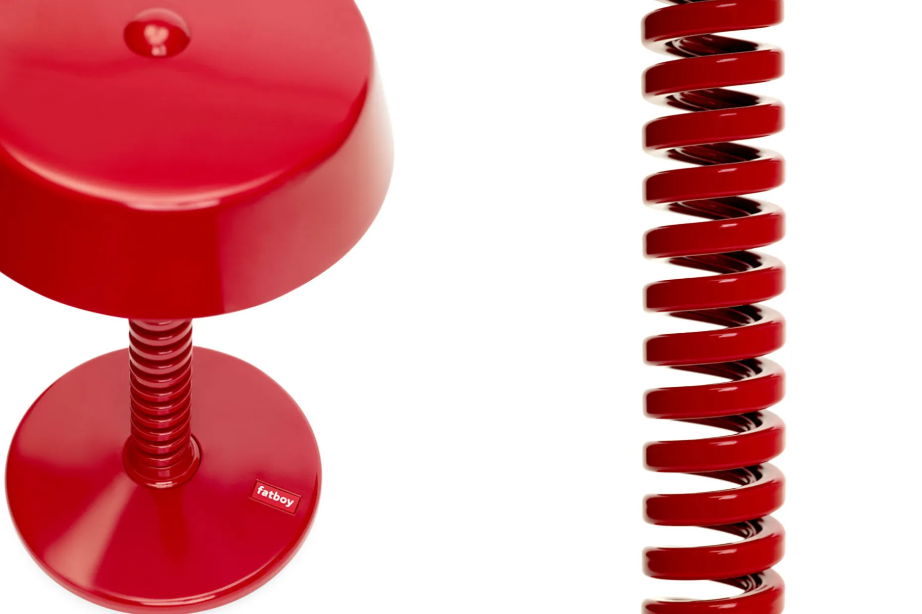 Bellboy Lampe de table sans fil, rouge, 18x18x30 cm