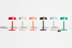 Bellboy Lampe de table sans fil, rose, 18x18x30 cm