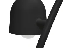 Big Lebow Arc lamp, black, 186x234 cm