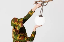 Bolleke Lampe rechargeable, marron, 20x20x20 cm