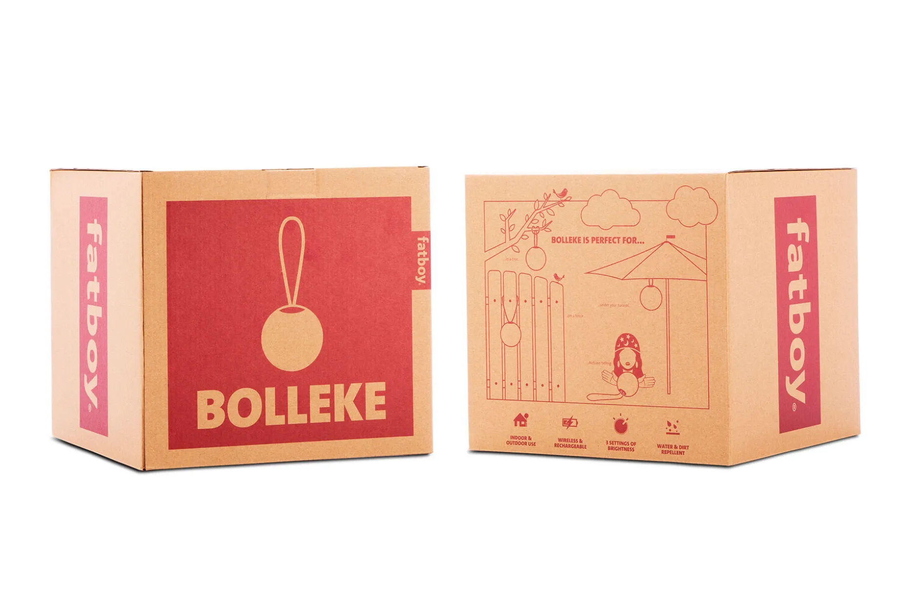 Bolleke Lampe rechargeable, bleu, 20x20x20 cm