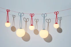 Bolleke Mini set (3 pcs) Petites lampes rechargeables, rouge, 12x12 cm