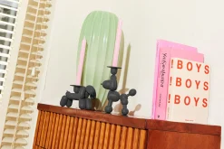 Can-Dog Bougeoir, black, 28.5x8.2x10.7 cm