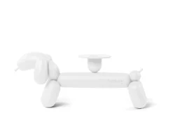 Can-Dog Bougeoir, blanc, 28.5x8.2x10.7 cm