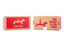 Can-Dog Bougeoir, blanc, 28.5x8.2x10.7 cm