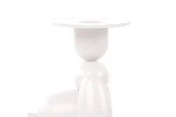 Can-Dolly Bougeoir, blanc, 16x9.5x20.5 cm