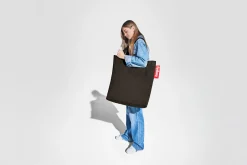 Carry-All-Bag Canvas Sac en toile, gris, 61x55 cm