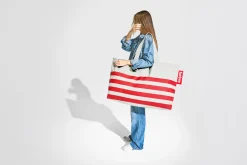 Carry-Too-Much-Bag Canvas Grand sac en toile, gris, 70x50 cm