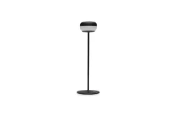 Cheerio Lampe de table sans fil, black, 8x8x25.8 cm