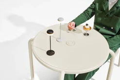 Cheerio Lampe de table sans fil, black, 8x8x25.8 cm