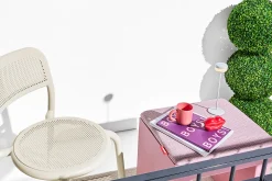 Cheerio Lampe de table sans fil, 8x8x25.8 cm