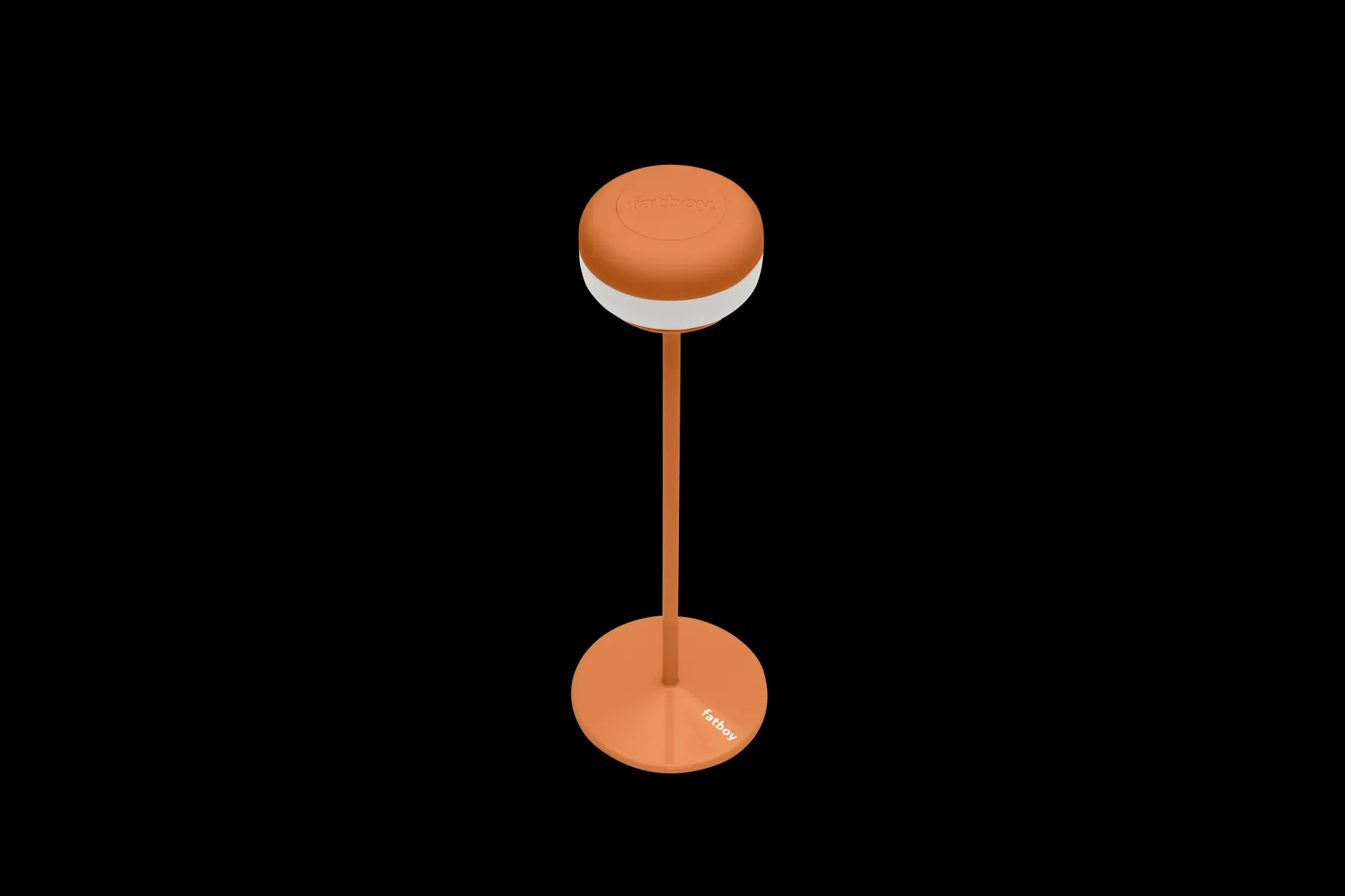 Cheerio Lampe de table sans fil, orange, 8x8x25.8 cm