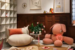 Co9 XS Teddy Lapin en peluche, rose, 180x150x50 cm