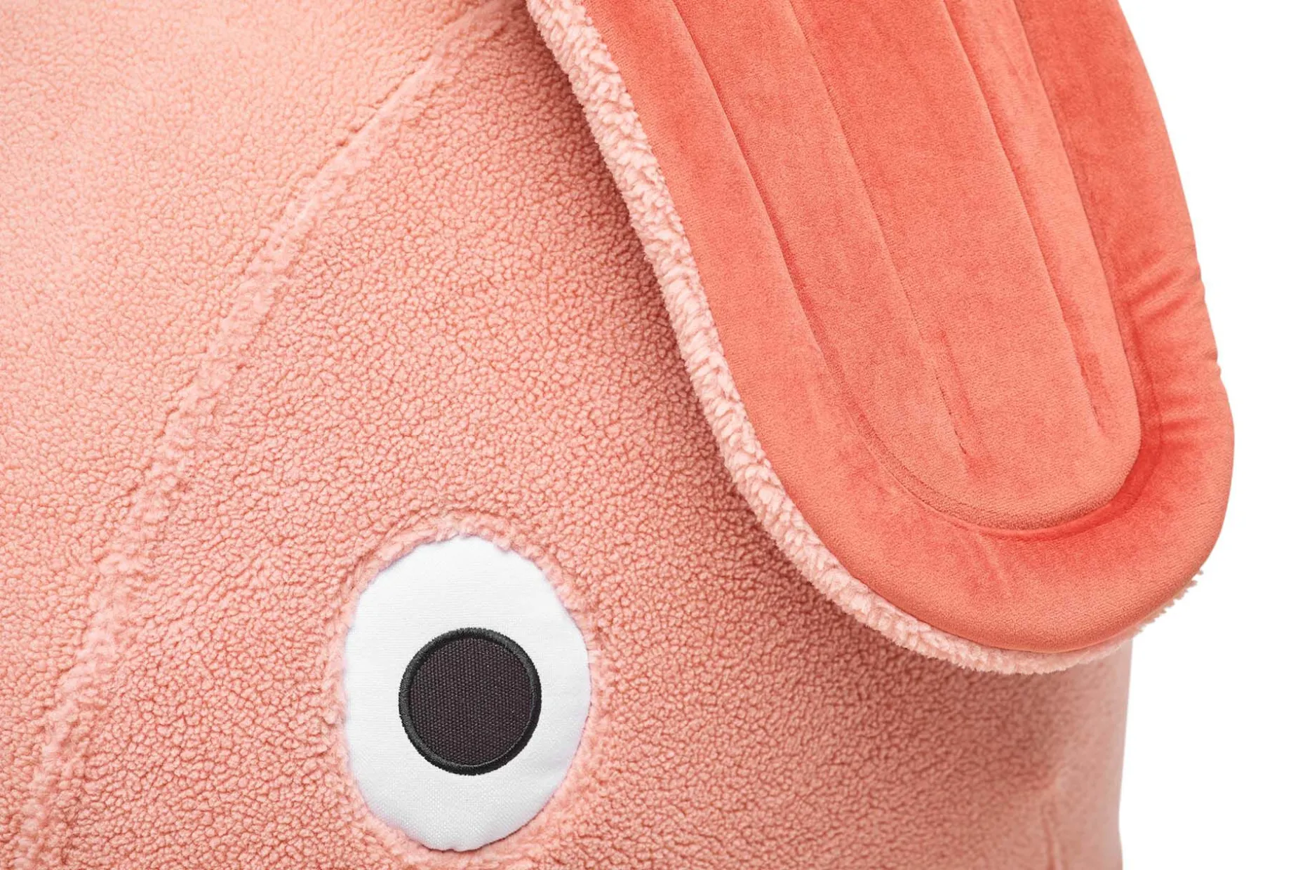Co9 XS Teddy Lapin en peluche, rose, 180x150x50 cm