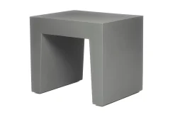 Concrete Seat Tabouret d’extérieur, gris, 40x50x43 cm