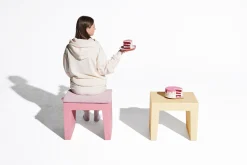Concrete Seat Tabouret d’extérieur, beige, 40x50x43 cm