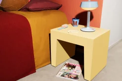 Concrete Seat Tabouret d’extérieur, rose, 40x50x43 cm