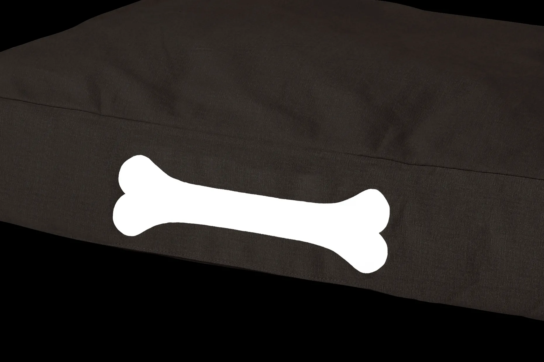 Doggielounge S Canvas Petit coussin pour chien, black, 60x80x15 cm