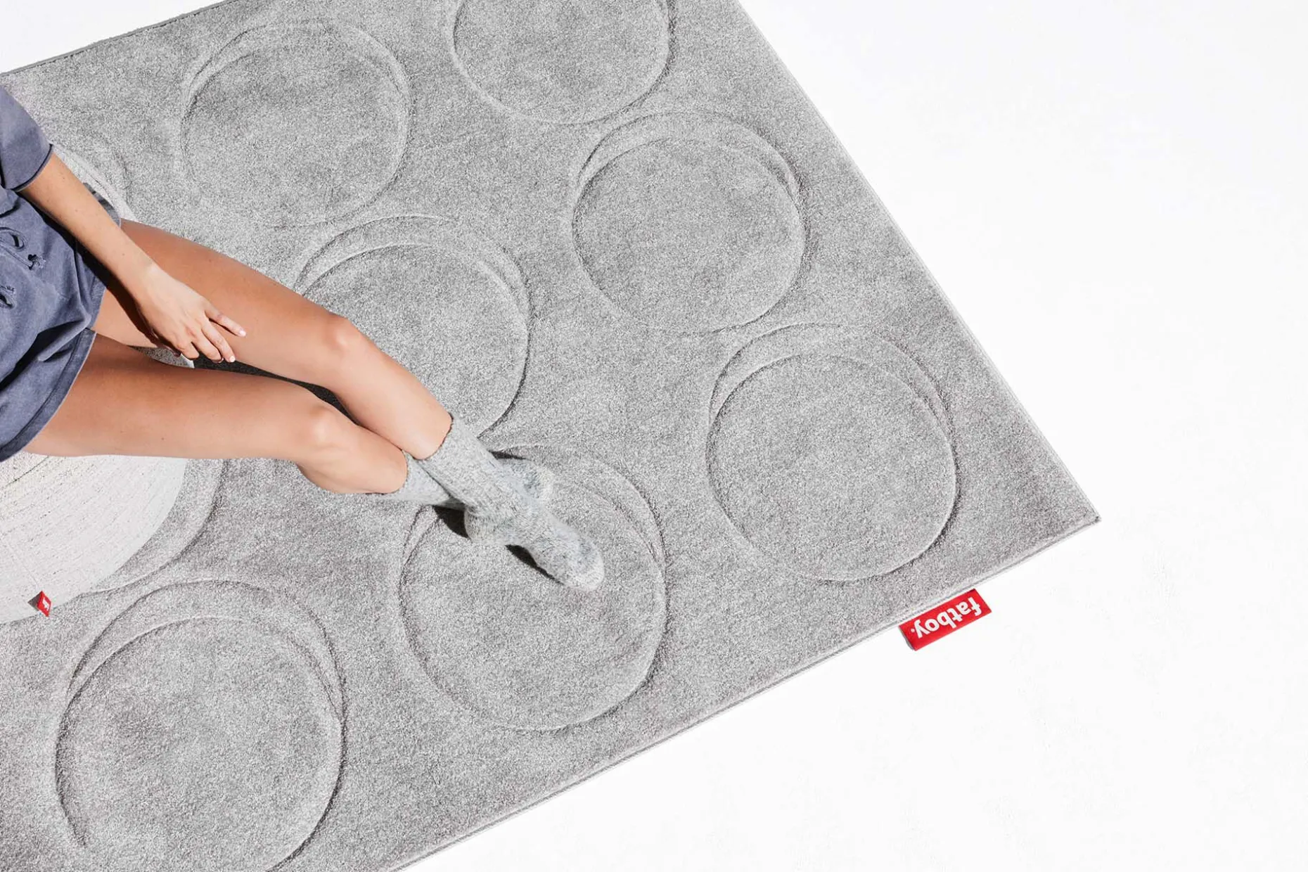 Dot Carpet Tapis, gris, 230x160 cm