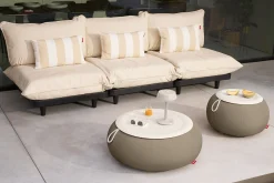 Dumpty Outdoor Tables basses d'extérieur, gris, 78x78x21 cm