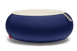 Dumpty Outdoor Tables basses d'extérieur, bleu, 78x78x21 cm