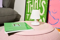 Edison La Surprise Petite lampe de table rechargeable, 9.7x9.7x15 cm