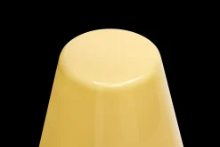 Edison The Ambiance Lampe rechargeable, jaune, 16.5x16.5x25.3 cm