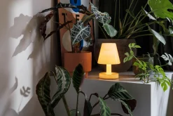 Edison The Ambiance Lampe rechargeable, jaune, 16.5x16.5x25.3 cm