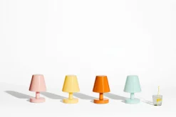 Edison The Ambiance Lampe rechargeable, orange, 16.5x16.5x25.3 cm