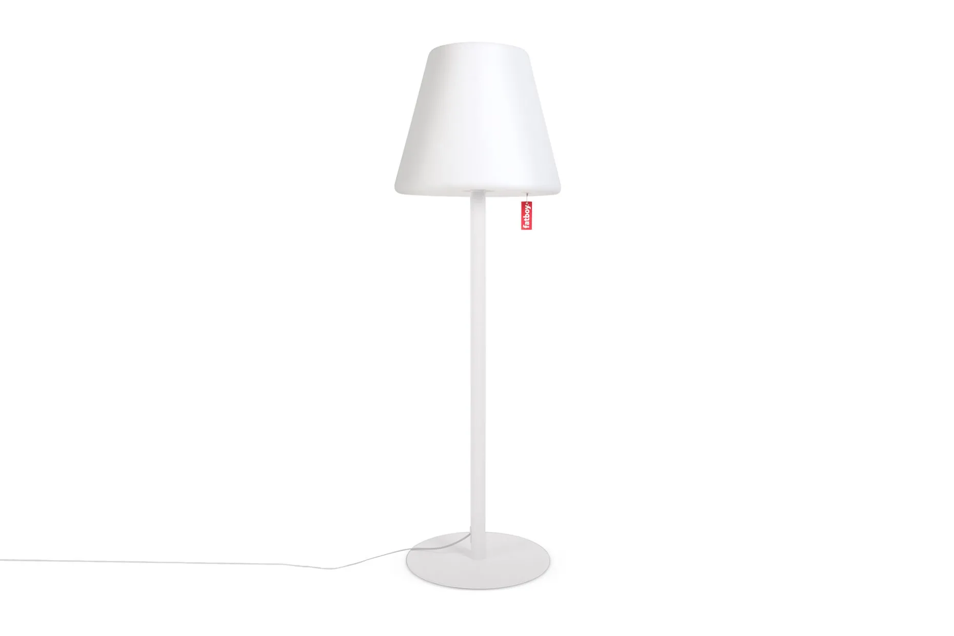 Edison the Giant Grande lampe sur pied, blanc, 58x58x182 cm