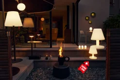 Edison the Medium connect Une lampe iconique sur pied ou de table pour apporter une ambiance supplémentaire à vos espaces intérieurs et extérieurs., 32x51 cm