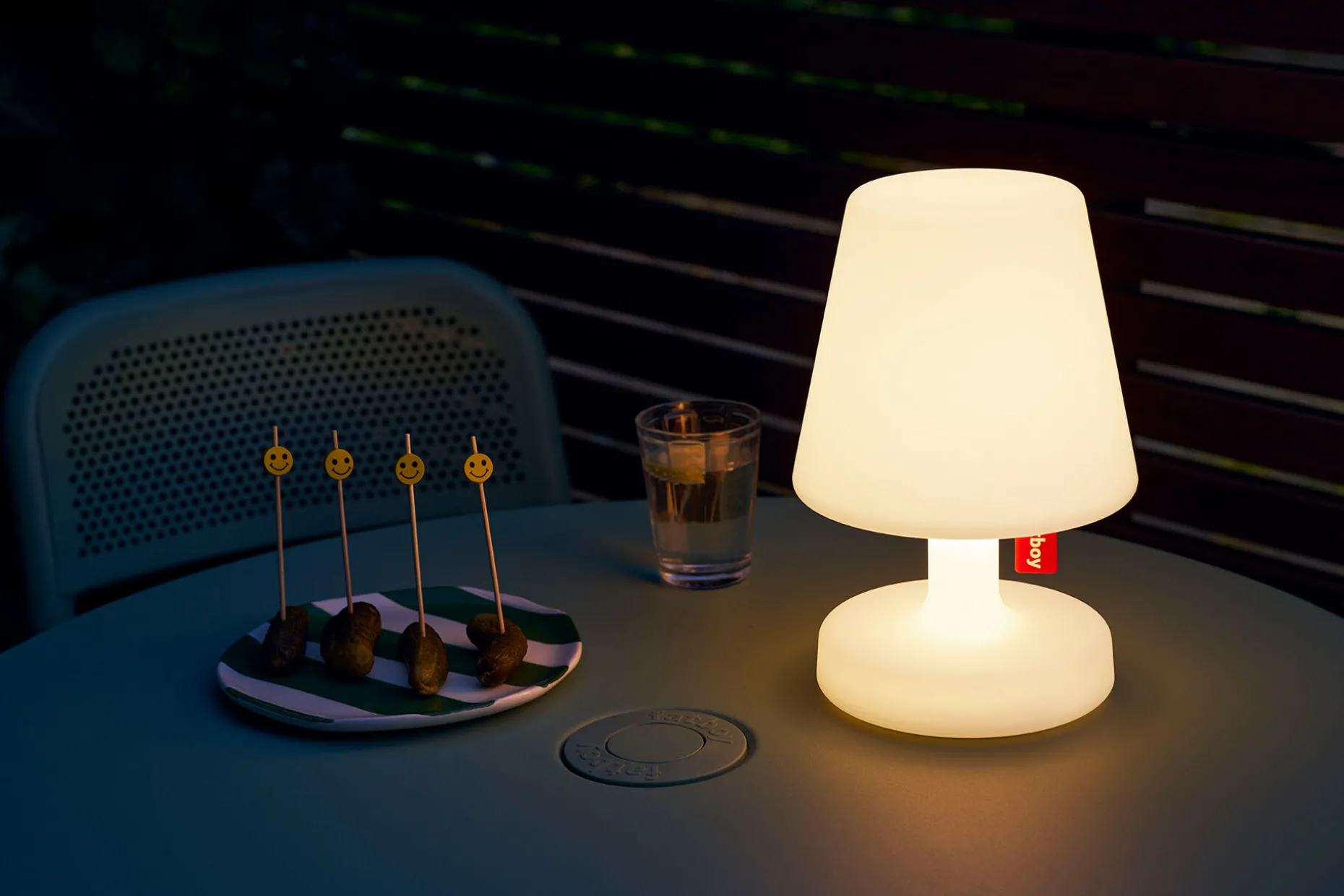 Edison the Petit Lampe de table rechargeable, 16x16x25 cm