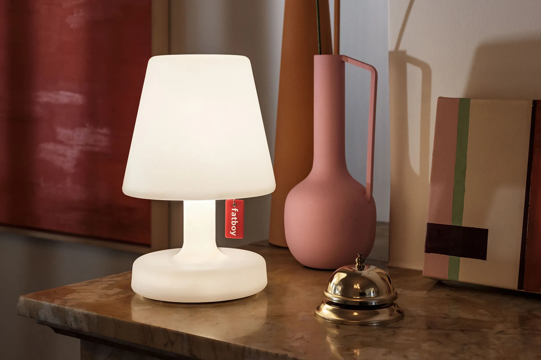 Edison the Petit Lampe de table rechargeable, 16x16x25 cm