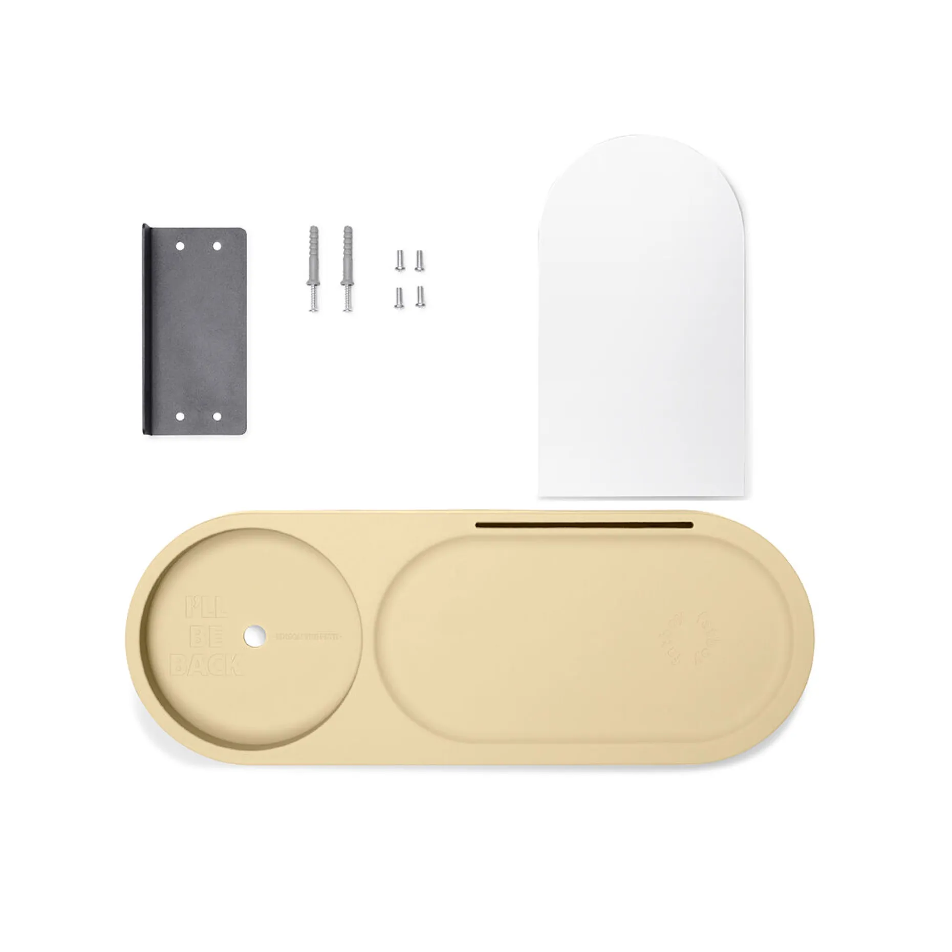 Edison the Petit Residence Étagère murale pour Edison the Petit, beige, 46x17.5x25.1 cm