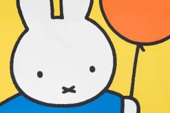 Flying Carpet x Miffy Tapis de jeu Miffy, jaune, 180x140 cm