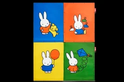Flying Carpet x Miffy Tapis de jeu Miffy, jaune, 180x140 cm