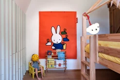 Flying Carpet x Miffy Tapis de jeu Miffy, orange, 180x140 cm