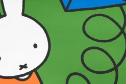 Flying Carpet x Miffy Tapis de jeu Miffy, vert, 180x140 cm