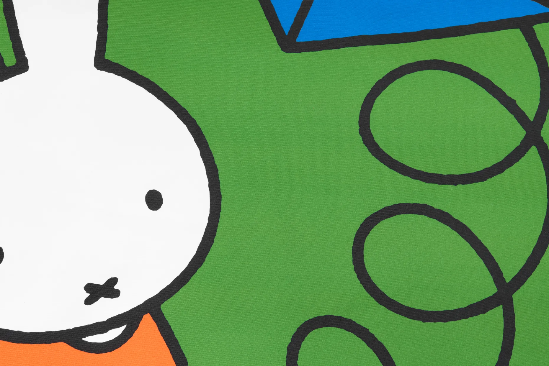 Flying Carpet x Miffy Tapis de jeu Miffy, vert, 180x140 cm