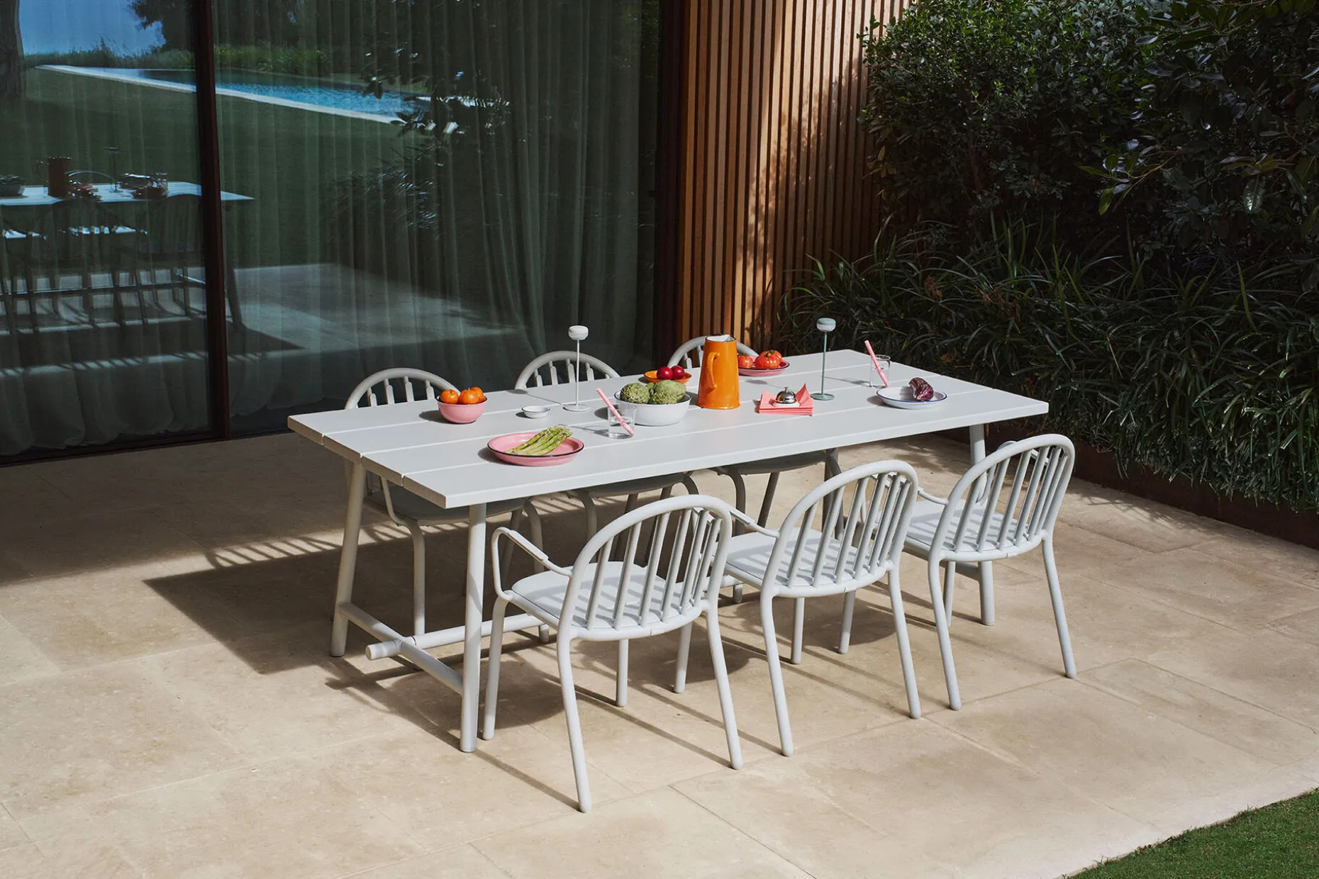 Fred's Armchair Chaise de jardin avec accoudoirs, 60x59.5x80.5 cm