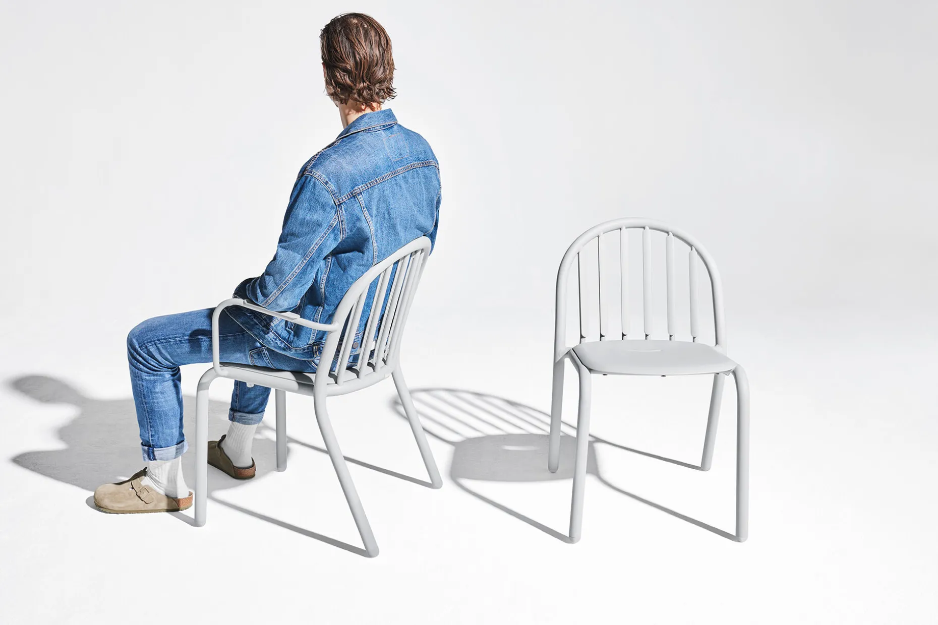 Fred's Armchair Chaise de jardin avec accoudoirs, 60x59.5x80.5 cm