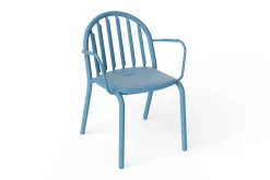 Fred's Armchair Chaise de jardin avec accoudoirs, bleu, 60x59.5x80.5 cm