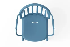 Fred's Armchair Chaise de jardin avec accoudoirs, bleu, 60x59.5x80.5 cm